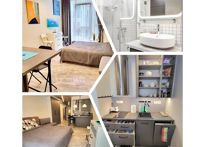 Happy Inn Laime Studio, Self Check-In-24-7, A-C, Parking-In-The-Underground-Garage